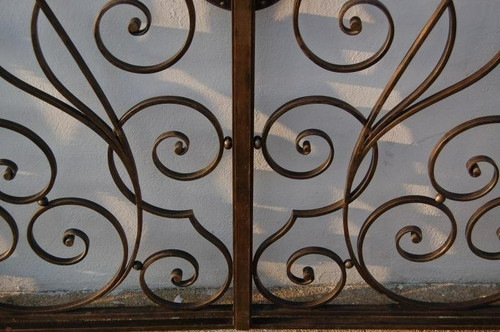Portes d'Intérieur A Quatre Battants En Fer Forgé