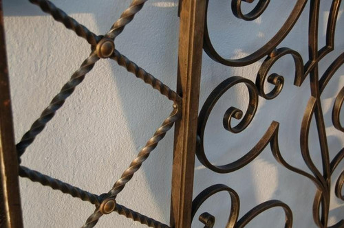 Portes d'Intérieur A Quatre Battants En Fer Forgé