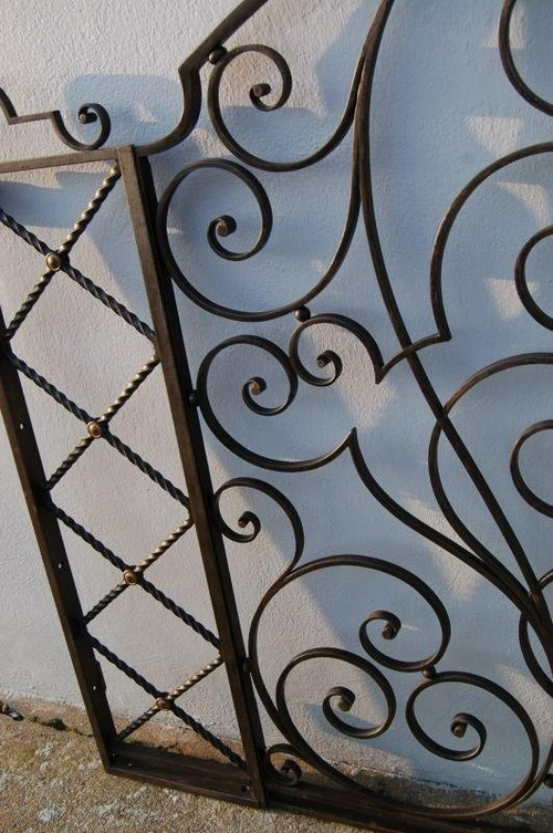 Portes d'Intérieur A Quatre Battants En Fer Forgé