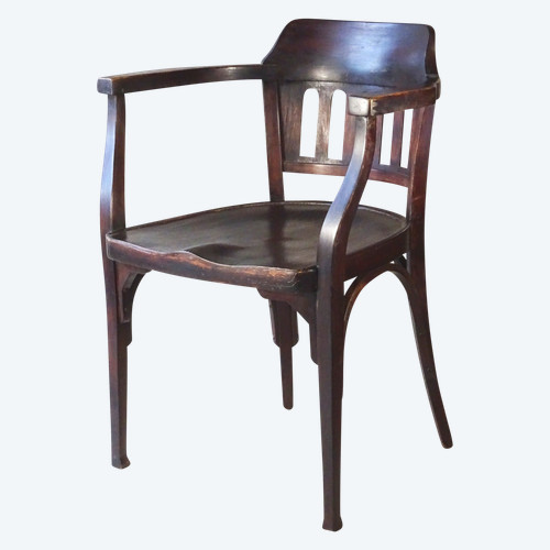 Fauteuil Kohn par Siegel, 1904, B°714/3 no Thonet