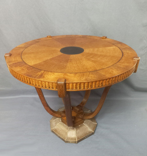 Art Deco pedestal table, De Coene Frères