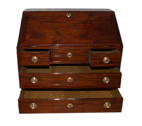 Commode Scriban En Acajou époque Louis XVI 
