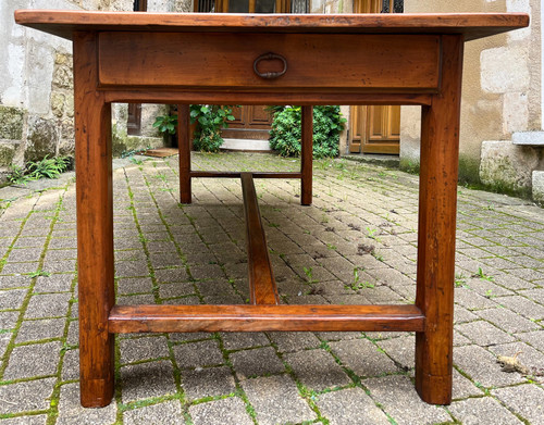 Table de ferme en Merisier 19eme
