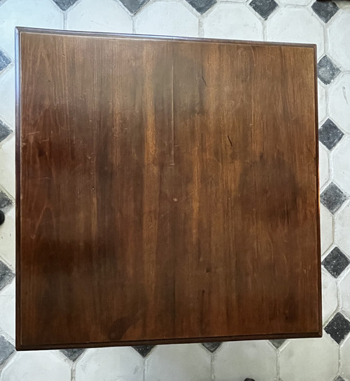 Table en noyer massif, dite "de changeur"