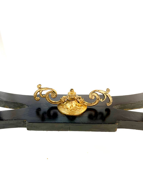 Napoleon III period planter in blackened wood