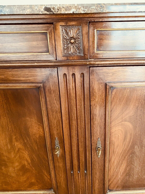 Credenza in stile Directory in mogano e impiallacciatura del XIX secolo