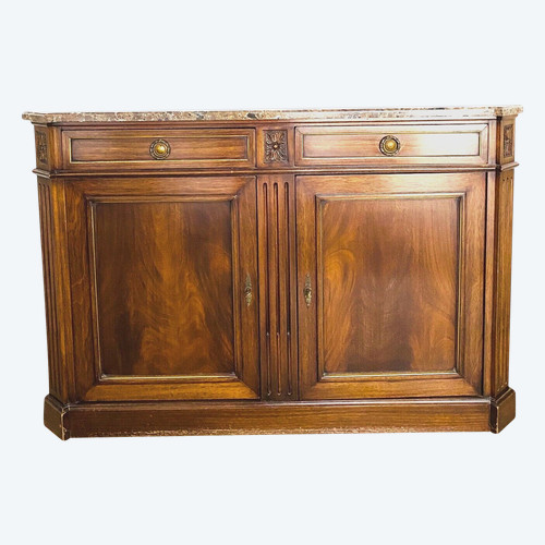 Credenza in stile Directory in mogano e impiallacciatura del XIX secolo