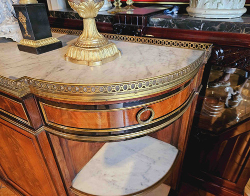  Mercier Frères Paris Grand Buffet with Louis XVI corners