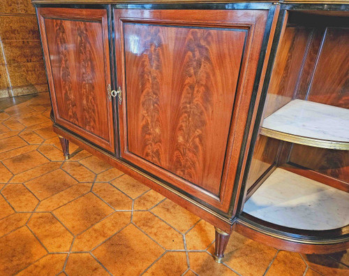  Mercier Frères Paris Grand Buffet with Louis XVI corners
