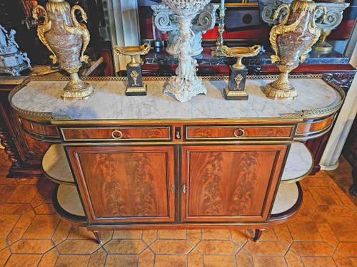  Mercier Frères Paris Grand Buffet with Louis XVI corners