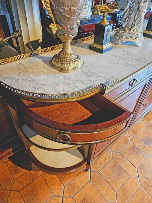  Mercier Frères Paris Grand Buffet with Louis XVI corners