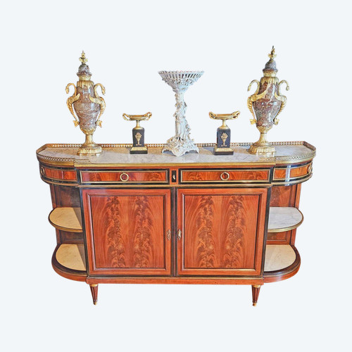  Mercier Frères Paris Grand Buffet with Louis XVI corners