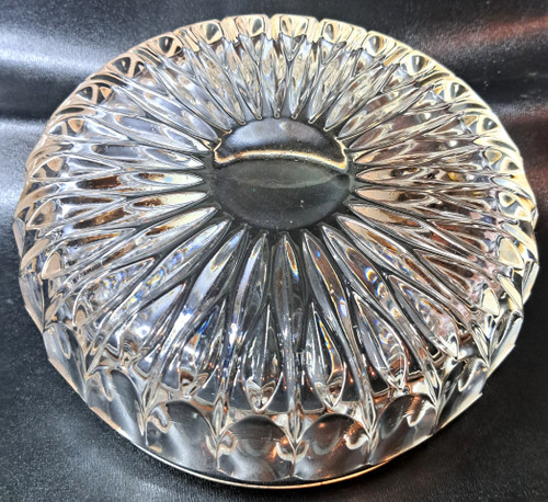 Coppia di anelli placcati in argento con cristallo molato