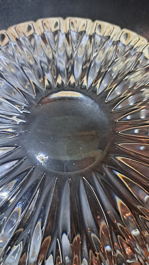 Coppia di anelli placcati in argento con cristallo molato