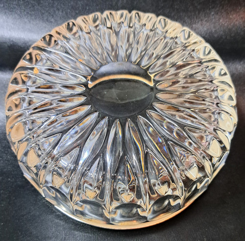 Coppia di anelli placcati in argento con cristallo molato