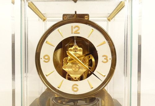 Jaeger-Lecoultre Schweizer Atmos Uhr Perpetual Movement Messing Plexiglas 20