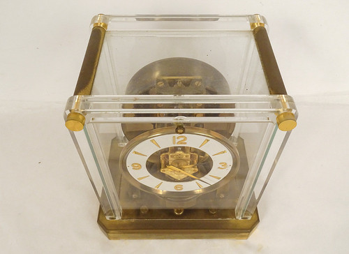 Jaeger-Lecoultre Schweizer Atmos Uhr Perpetual Movement Messing Plexiglas 20