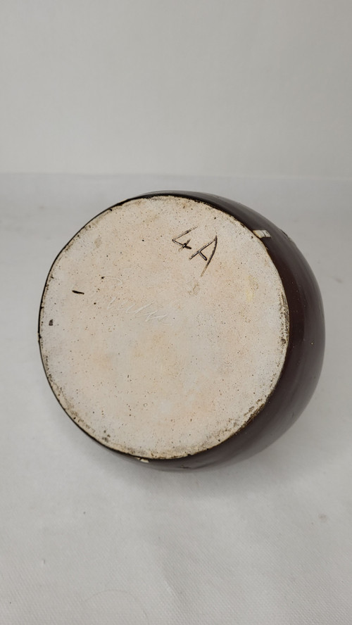 Vase en grès signé L. Pointu 