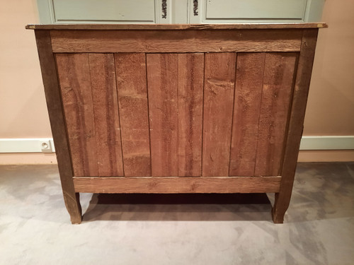 Commode provençale en noyer d’époque XVIIIème siècle.