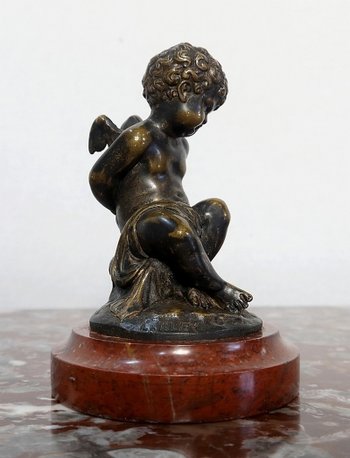  Bronzo "L'Amour enchaîné" secondo L. Kley - Fine XIX secolo