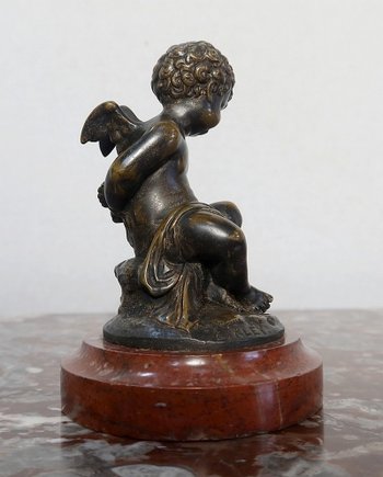 Bronzo "L'Amour enchaîné" secondo L. Kley - Fine XIX secolo