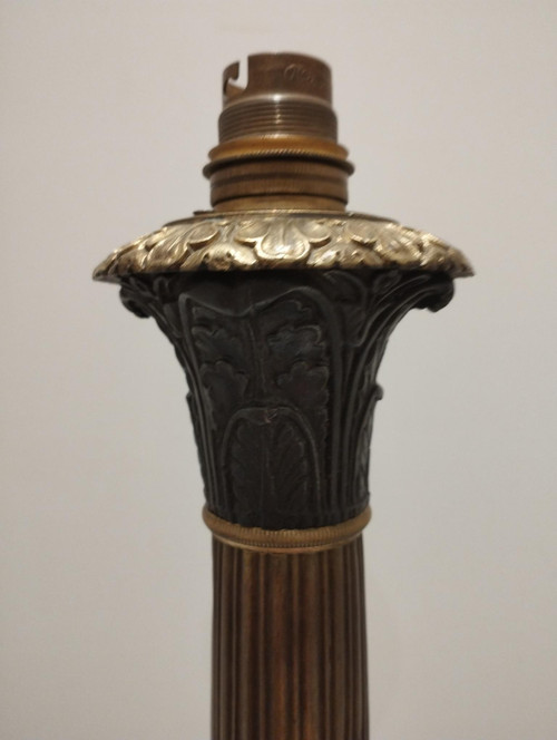 Antique lamp base with lion's paw - Restoration Period - Empire