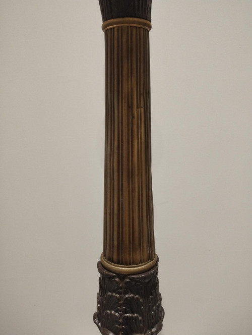 Antique lamp base with lion's paw - Restoration Period - Empire