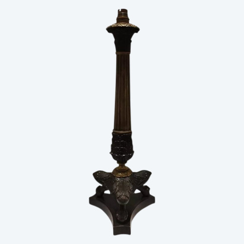 Antique lamp base with lion's paw - Restoration Period - Empire