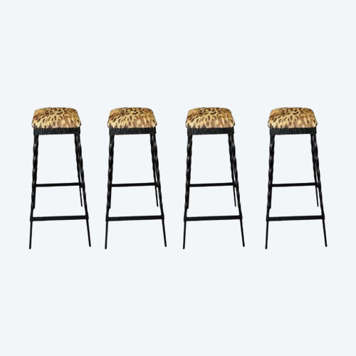 4 brutalist stools from 1950