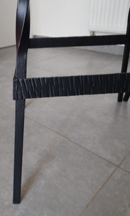4 brutalist stools from 1950