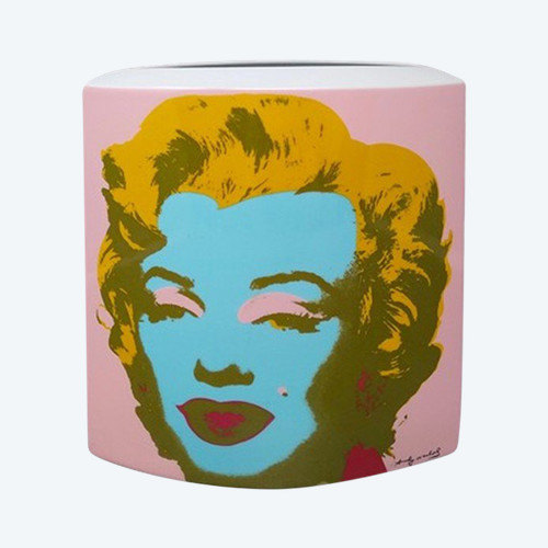 Étonnant vase Andy Warhol des années 1990 pour Rosenthal. Fabriqué en Allemagne.