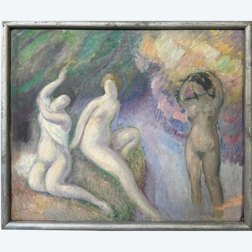 Augustin Carrera (1878-1952) - Studie über Badegäste
