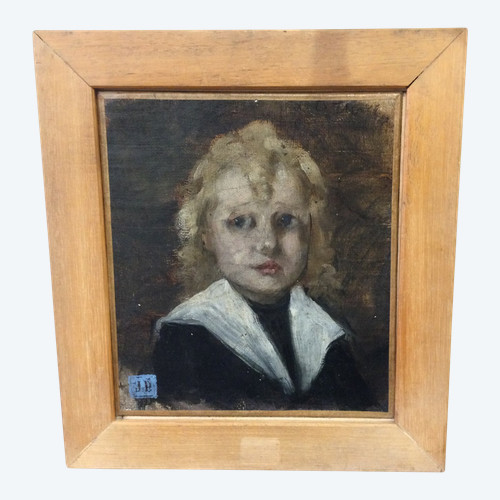 Small child portrait by Jean Célestin DANGUY