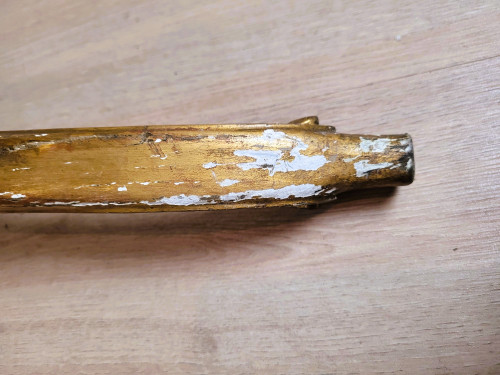Goldene Korbbank im Louis XV-Stil, spätes 19. Jahrhundert 