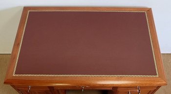  Small Mahogany Middle Desk, Art Deco - 1940s