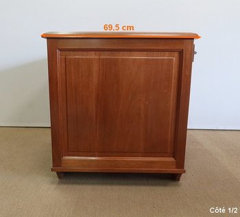  Small Mahogany Middle Desk, Art Deco - 1940s