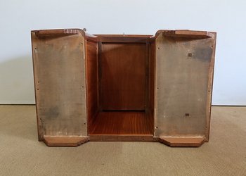  Small Mahogany Middle Desk, Art Deco - 1940s