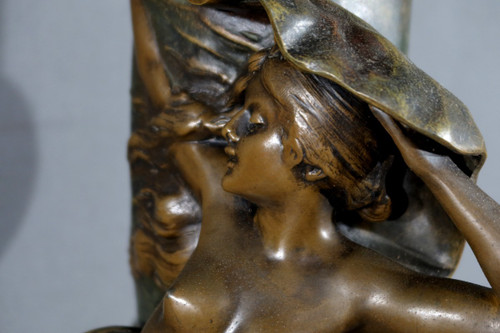Pair of Regulate Vases, signed L. Moreau – Late 19th century