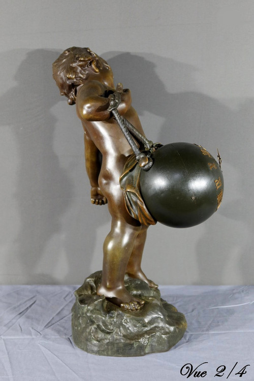 Regulate Clock, signed A. Moreau – Late 19th century