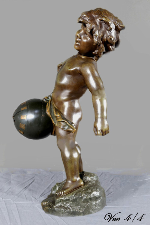 Regulate Clock, signed A. Moreau – Late 19th century