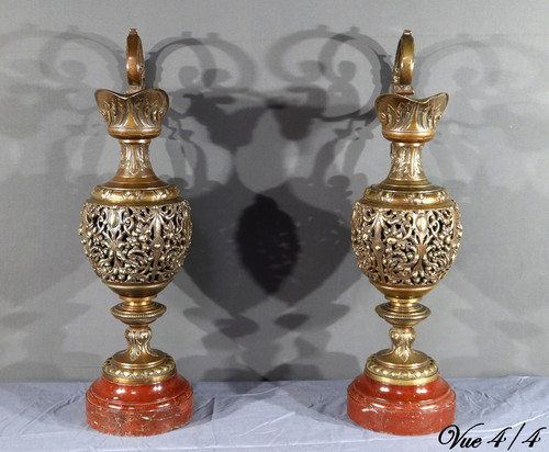 Pair of Bronze Ewers, Art Nouveau – 1910