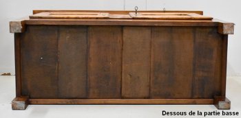  Rare two regional buffet, in cherry wood - 1st part 19th century