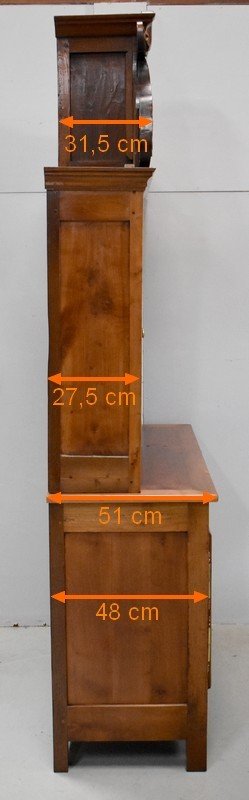  Rare two regional buffet, in cherry wood - 1st part 19th century