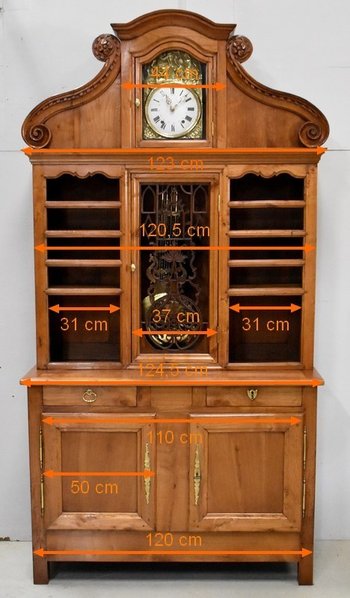  Rare two regional buffet, in cherry wood - 1st part 19th century