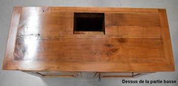  Rare two regional buffet, in cherry wood - 1st part 19th century