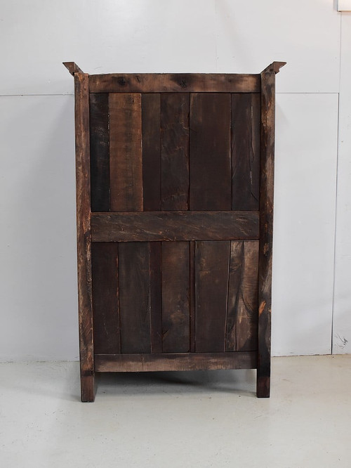 Kleiner Kleiderschrank aus Kirschholz, Region Angers, Stil Louis XV – 19. Jahrhundert