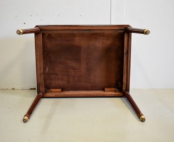  Solid Cuban Mahogany Desk Table, Louis XVI - Eighteenth