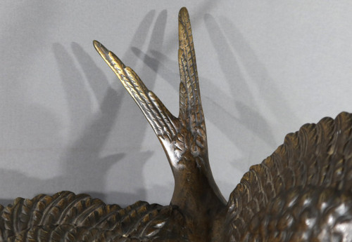 “Il Gabbiano” in bronzo, attribuito a Erget – Inizio XX secolo