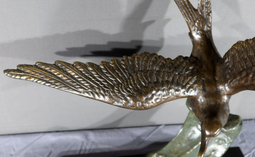“Il Gabbiano” in bronzo, attribuito a Erget – Inizio XX secolo