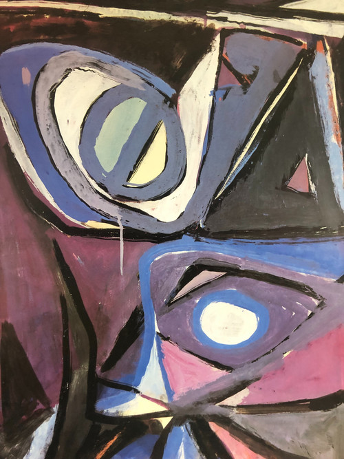 Poster Bram and Geer Van Velde Galerie Patrice Trigano Paris 1984